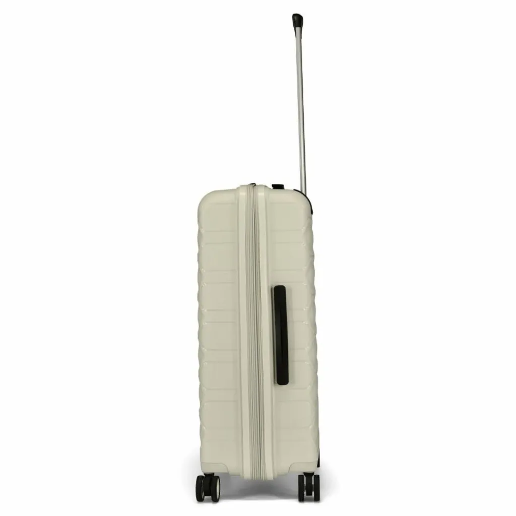 d&n Hartgepäck|4-Rollen Koffer<Travel Line 4700 4 Rollen Trolley 68 cm mit Dehnfalte cream white