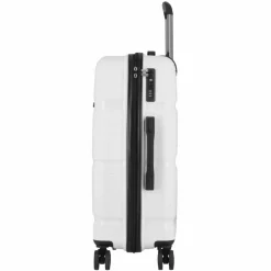 d&n Travel Line 4300 4 Rollen Trolley M 68 cm weiß