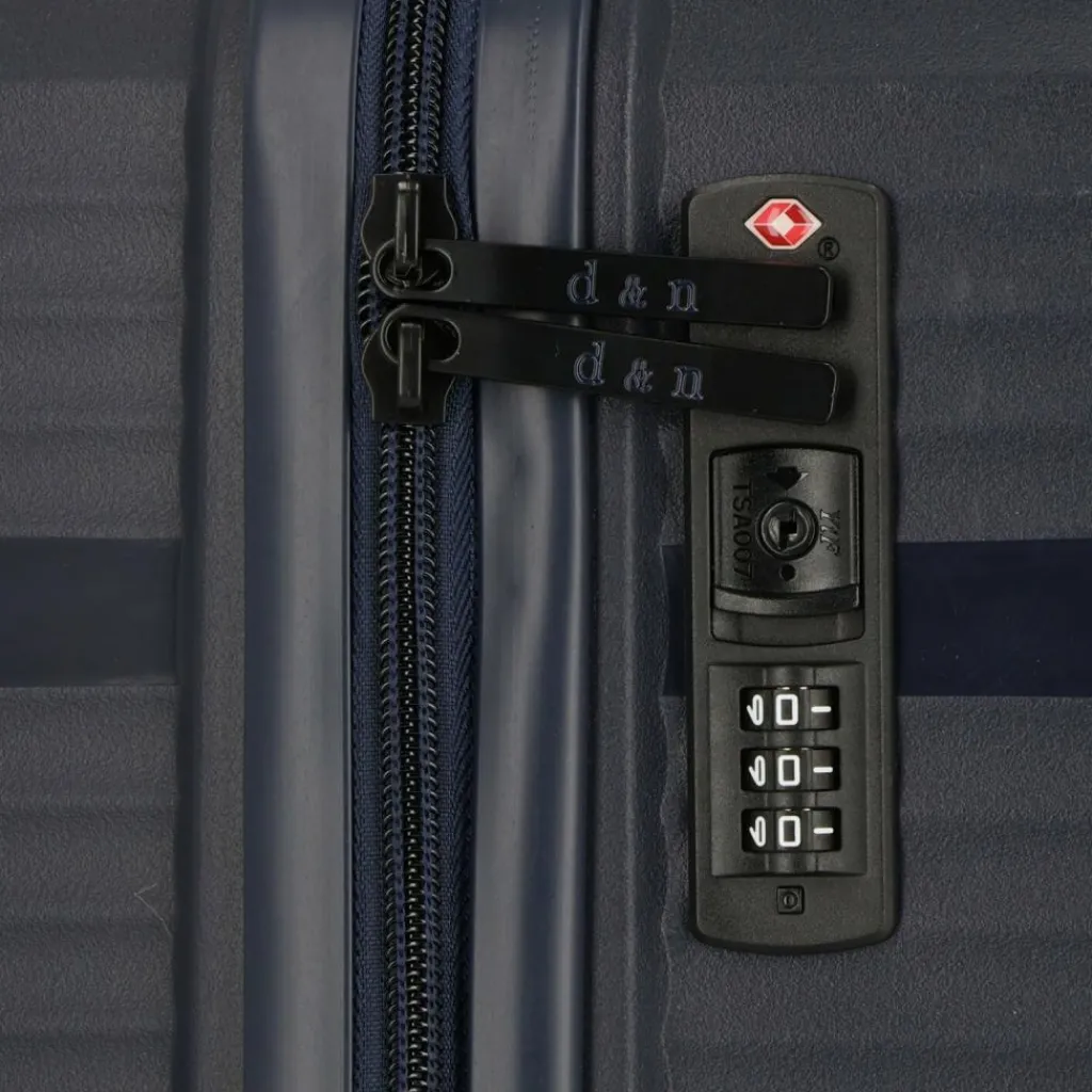 d&n Hartgepäck|4-Rollen Koffer<Travel Line 4200 4 Rollen Trolley M 67 cm darkblue