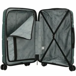 d&n Hartgepäck|4-Rollen Koffer<Travel Line 4300 4 Rollen Trolley M 68 cm dark green