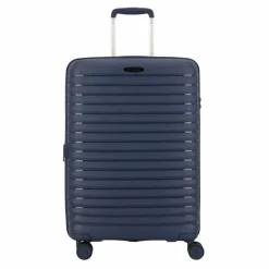 d&n Hartgepäck|4-Rollen Koffer<Travel Line 4500 4 Rollen Trolley M 65 cm mit Dehnfalte darkblue