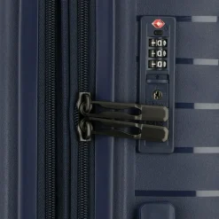 d&n Hartgepäck|4-Rollen Koffer<Travel Line 4500 4 Rollen Trolley M 65 cm mit Dehnfalte darkblue