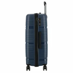 Clearance d&n Travel Line 4300 4 Rollen Trolley L 78 cm dunkelblau