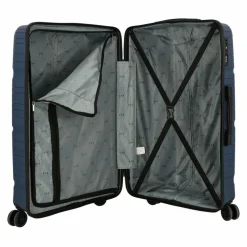 Clearance d&n Travel Line 4300 4 Rollen Trolley L 78 cm dunkelblau