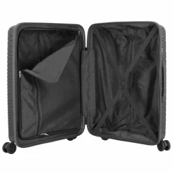 d&n Hartgepäck|4-Rollen Koffer<Travel Line 4600 4 Rollen Trolley M 65 cm grey