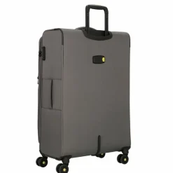 Hot d&n Travel Line 9704 4 Rollen Trolley L 78 cm mit Dehnfalte grey