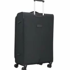 New d&n Travel Line 9204 4 Rollen Trolley L 76 cm mit Dehnfalte schwarz