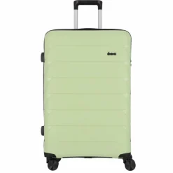 d&n 4-Rollen Koffer|Hartgepäck<Travel Line 4100 4 Rollen Trolley L 74 cm lime green