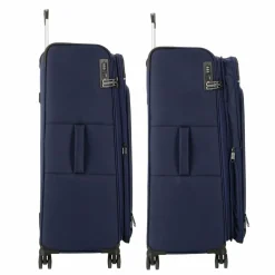 d&n Travel Line 9504 4 Rollen Trolley L 76 cm mit Dehnfalte