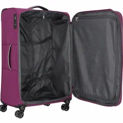 Online d&n Travel Line 9204 4 Rollen Trolley L 76 cm mit Dehnfalte purple