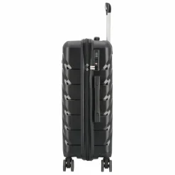 d&n Hartgepäck|4-Rollen Koffer<Travel Line 4100 4 Rollen Trolley M 64 cm black