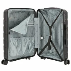 d&n Hartgepäck|4-Rollen Koffer<Travel Line 4100 4 Rollen Trolley M 64 cm black