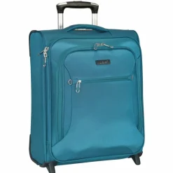 d&n Weichgepäck Kabinengepäck|2-Rollen Kabinentrolleys<Travel Line 6400 2-Rollen Kabinentrolley 53 cm schwarz I