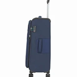 Outlet d&n Travel Line 9004 4-Rollen Kofferset 3tlg. blau