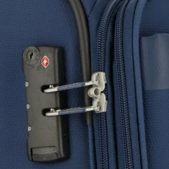 d&n Travel Line 6704 4-Rollen Kofferset 3tlg. blau