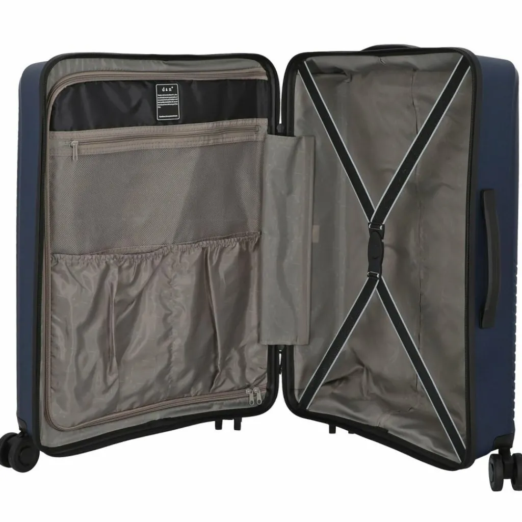d&n Koffersets Als Hartgepäck|Koffersets 3-Teilig<Travel Line 4000 4-Rollen Kofferset 3tlg. navy
