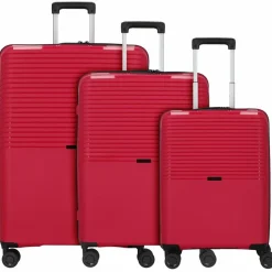 Best d&n Travel Line 4000 4-Rollen Kofferset 3tlg. pink