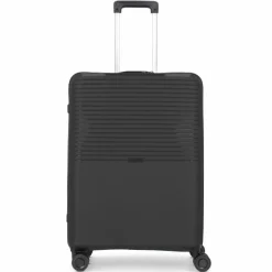 d&n Hartgepäck|4-Rollen Koffer<Travel Line 4000 4-Rollen Trolley 66 cm schwarz