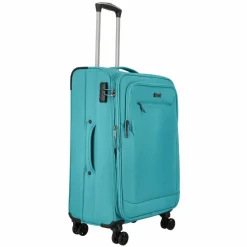 d&n Weichgepäck|4-Rollen Koffer<Travel Line 6864 4-Rollen Trolley 66 cm petrol