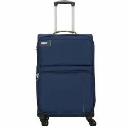 d&n Weichgepäck|4-Rollen Koffer<Travel Line 6704 4-Rollen Trolley 65 cm blau
