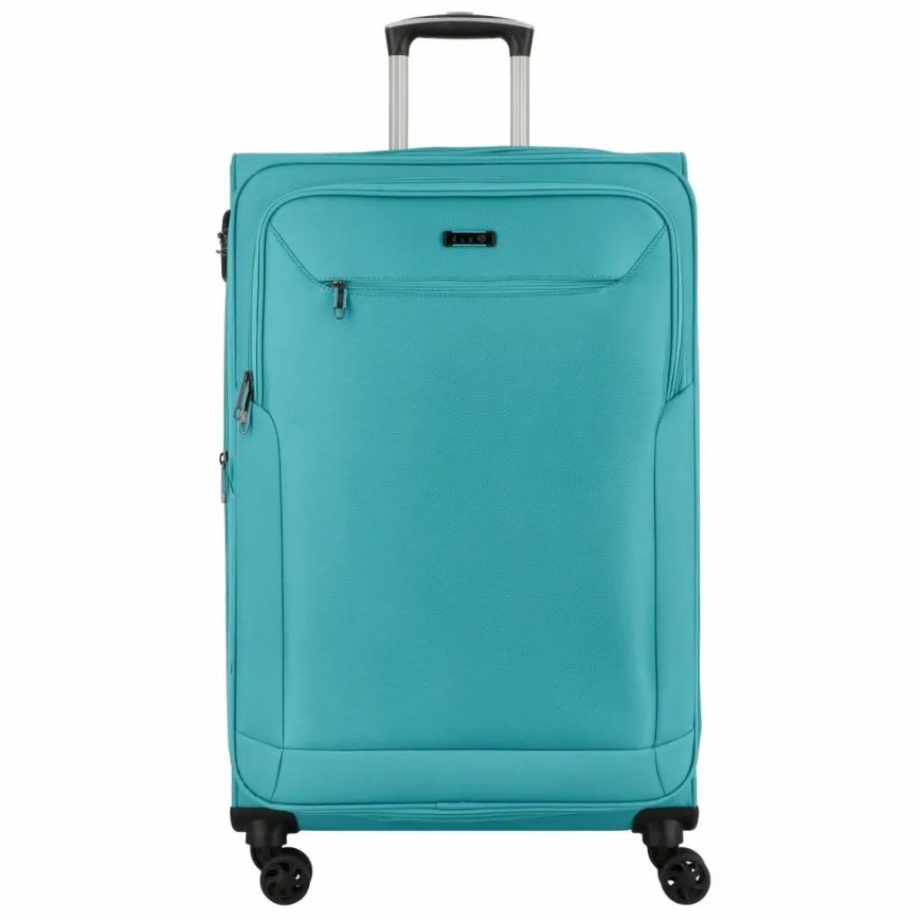 d&n Weichgepäck|4-Rollen Koffer<Travel Line 6874 4-Rollen Trolley 76 cm petrol