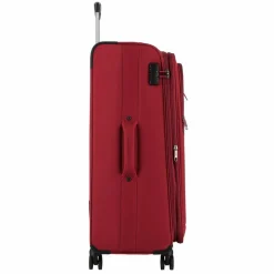 d&n Weichgepäck|4-Rollen Koffer<Travel Line 6874 4-Rollen Trolley 76 cm bordeaux