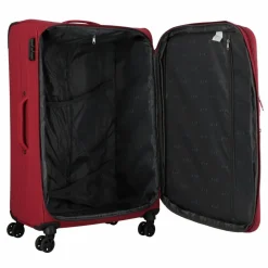 d&n Weichgepäck|4-Rollen Koffer<Travel Line 6874 4-Rollen Trolley 76 cm bordeaux