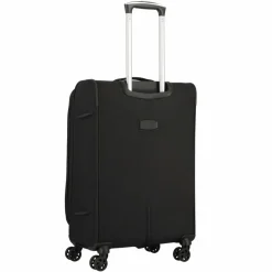 d&n Weichgepäck|4-Rollen Koffer<Travel Line 6864 4-Rollen Trolley 66 cm schwarz