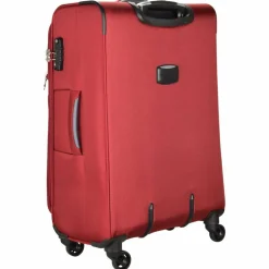 d&n Weichgepäck|4-Rollen Koffer<Travel Line 6400 4-Rollen Trolley 68 cm bordeaux