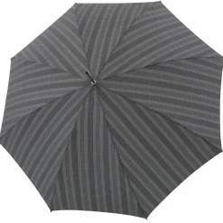 Sale Doppler Manufaktur Bretagne Kastaniengriff Stockschirm 93 cm grau karo