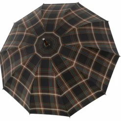 Doppler Manufaktur Stockschirme<Zürs Kastanien Würzel Stockschirm 98 cm karo