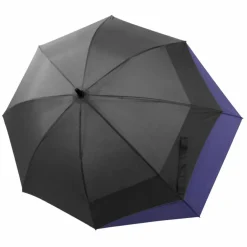 Doppler Stockschirme<Specials Fiber Long Stockschirm 80 cm grau/royalblau