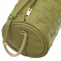 Best DuDu Abigail Umhängetasche Leder 19.5 cm olive
