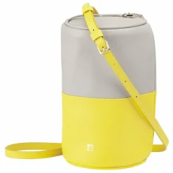 DuDu Abigail Umhängetasche Leder 19.5 cm citrus yellow
