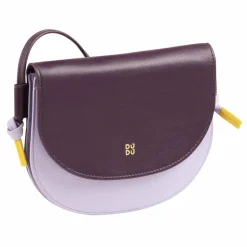 DuDu Altea Umhängetasche Leder 18.5 cm deep purple