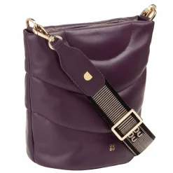 DuDu Schultertaschen<Barbara Schultertasche Leder 21.5 cm deep purple