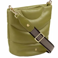 DuDu Schultertaschen<Barbara Schultertasche Leder 21.5 cm olive