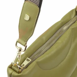 DuDu Schultertaschen<Barbara Schultertasche Leder 21.5 cm olive