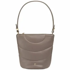 DuDu Schultertaschen<Barbara Schultertasche Leder 21.5 cm taupe