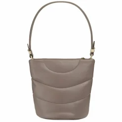 DuDu Schultertaschen<Barbara Schultertasche Leder 21.5 cm taupe
