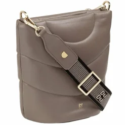 DuDu Schultertaschen<Barbara Schultertasche Leder 21.5 cm taupe