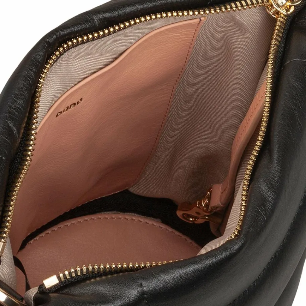 Sale DuDu Barbara Schultertasche Leder 21.5 cm black