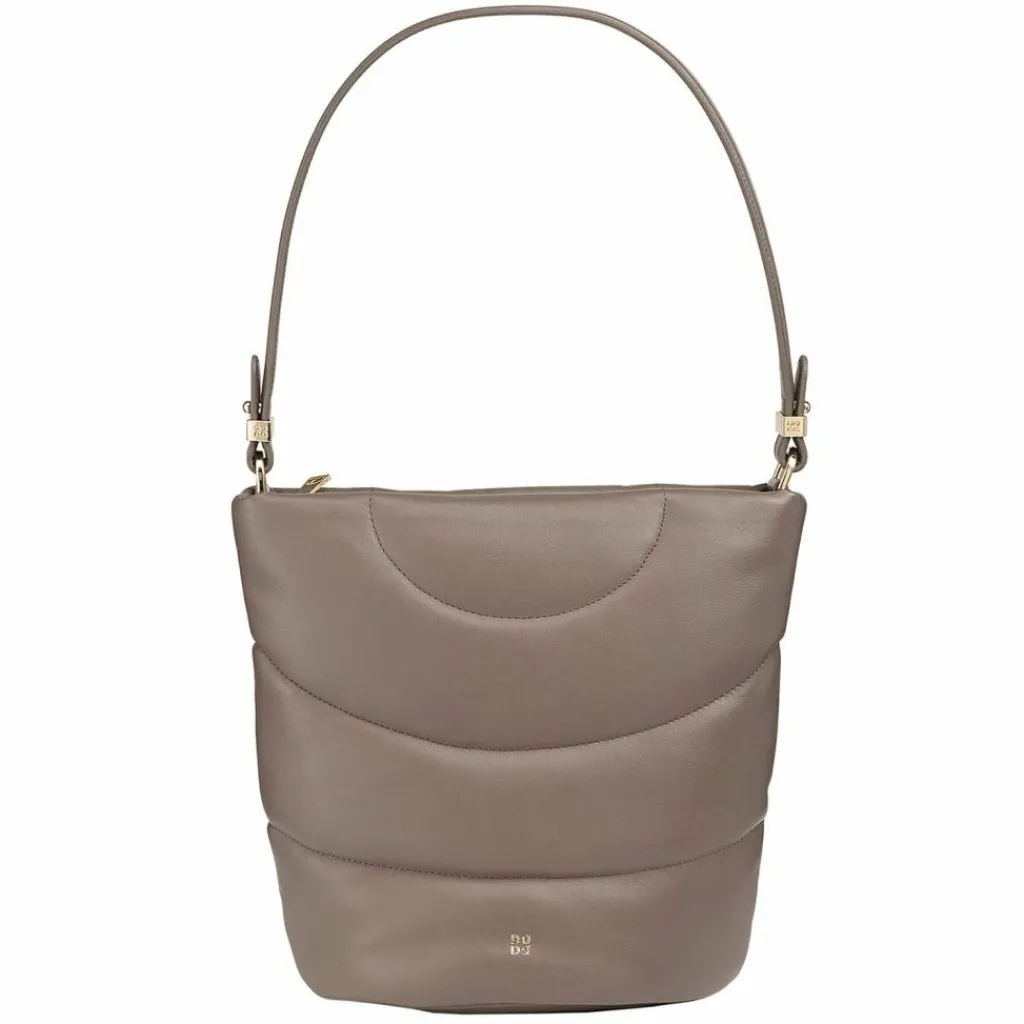 Discount DuDu Barbara Schultertasche Leder 24.5 cm taupe