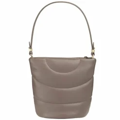 Discount DuDu Barbara Schultertasche Leder 24.5 cm taupe