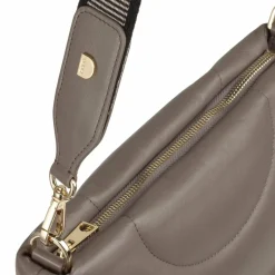 Discount DuDu Barbara Schultertasche Leder 24.5 cm taupe