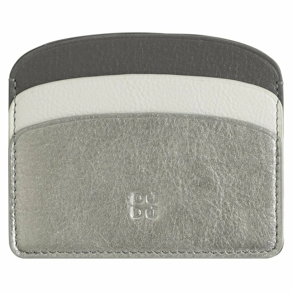 Best DuDu Boracay Kreditkartenetui Leder 10 cm silber