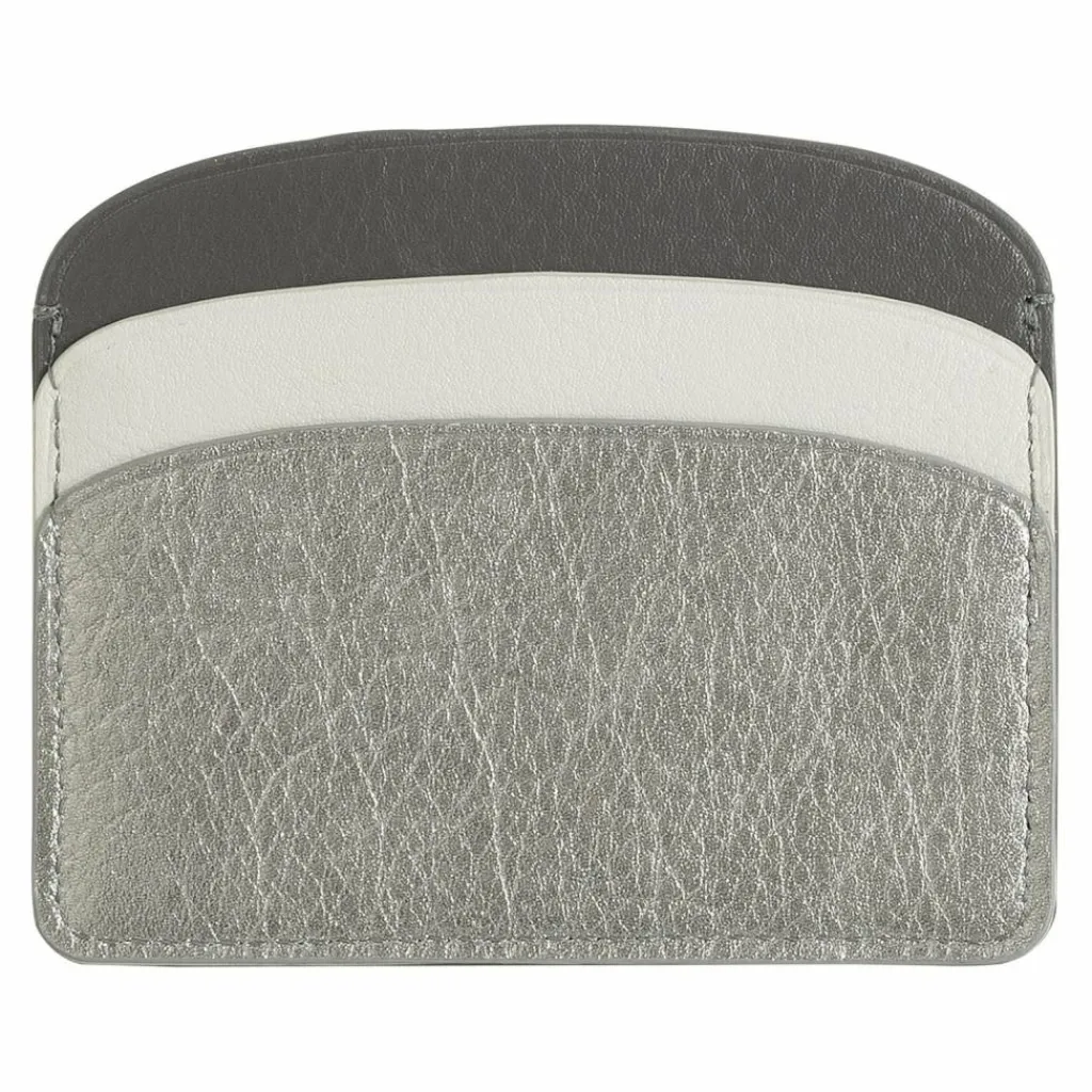 Best DuDu Boracay Kreditkartenetui Leder 10 cm silber