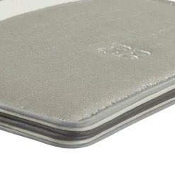 Best DuDu Boracay Kreditkartenetui Leder 10 cm silber