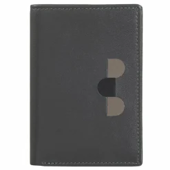 DuDu Herrengeldbörsen Hochformat<Capri Geldbörse RFID Schutz Leder 8 cm anthracite mosaic