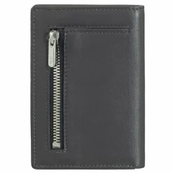 DuDu Herrengeldbörsen Hochformat<Capri Geldbörse RFID Schutz Leder 8 cm anthracite mosaic